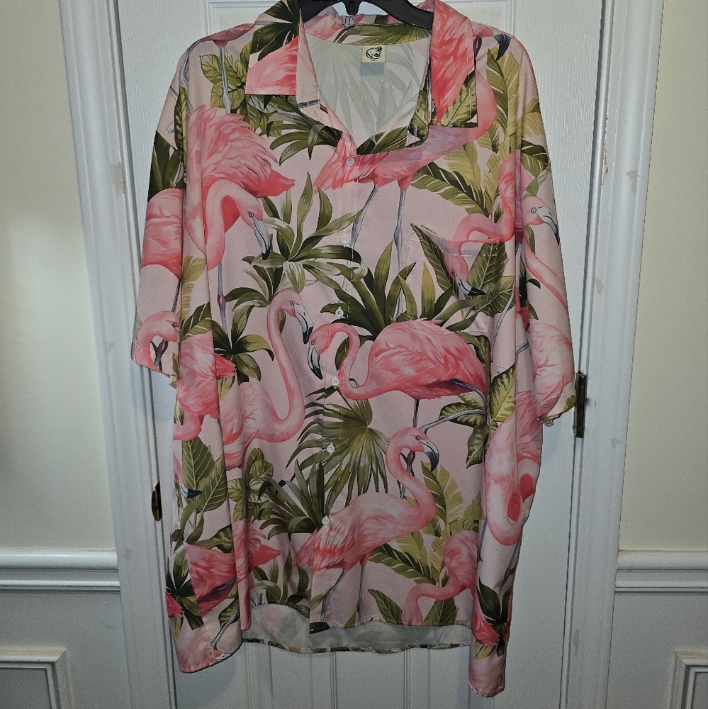 Hardaddy Hawaiian Flamingo Shirt